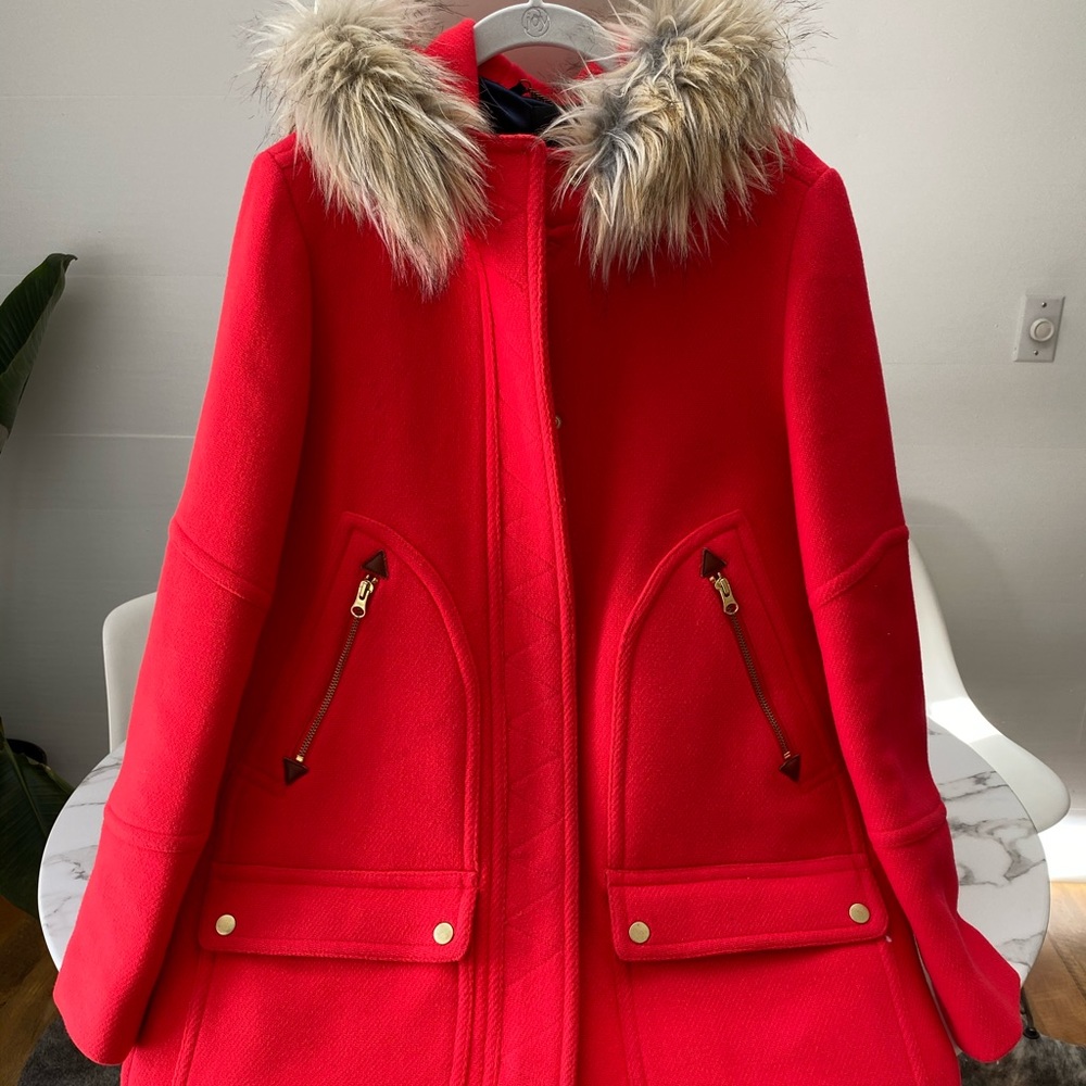 Jcrew stadium cloth coat